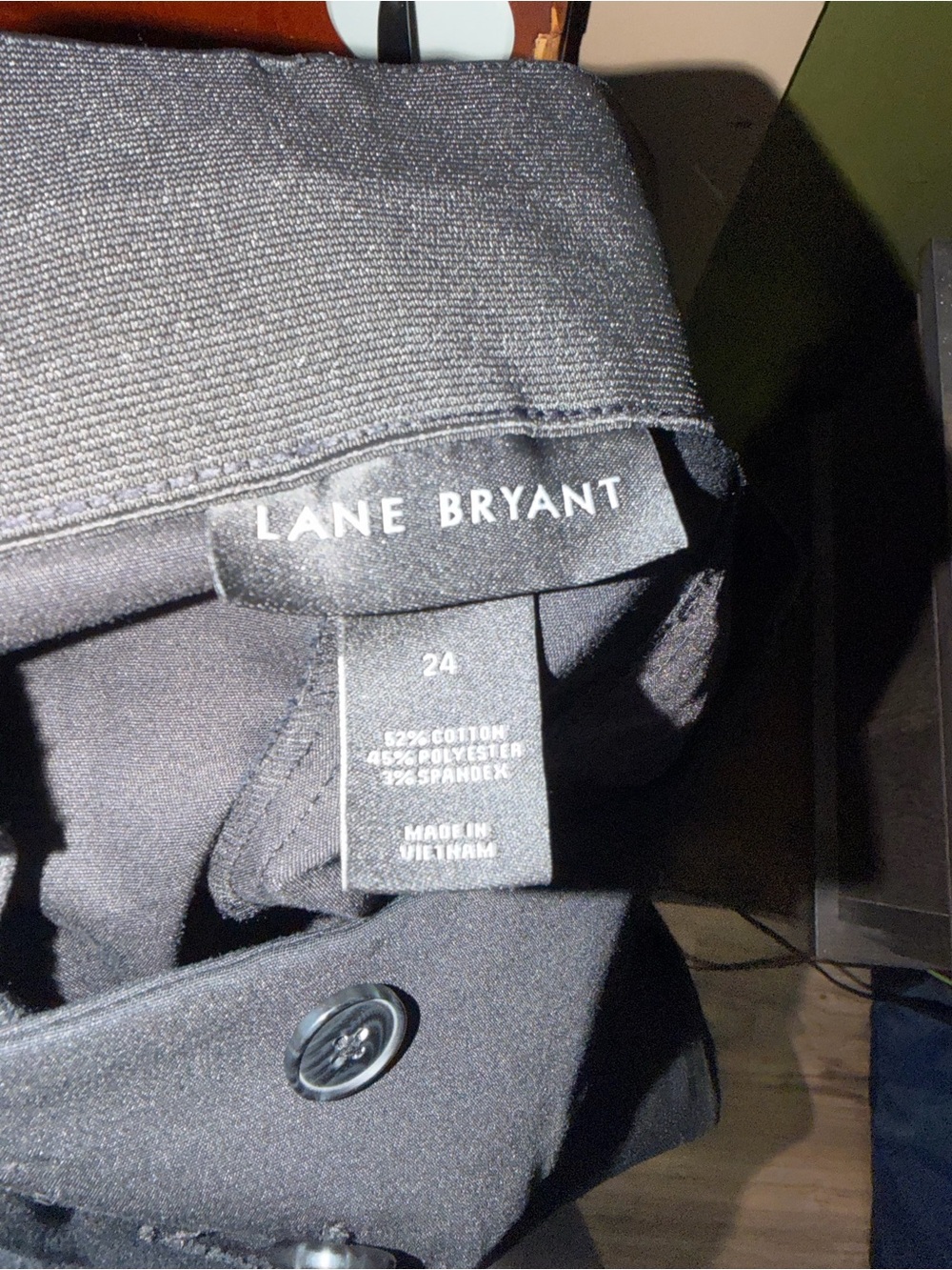 Lane Bryant Black Capri Slacks - Picture 3 of 3